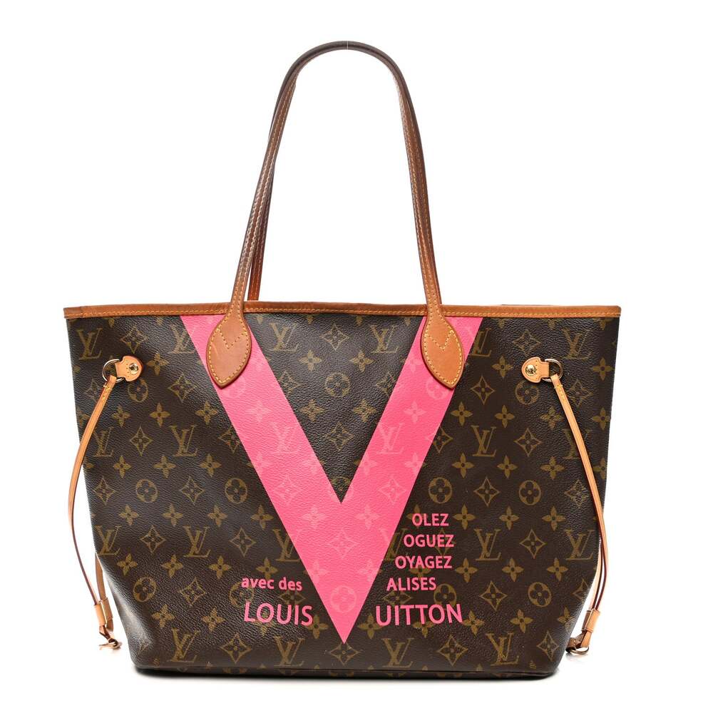 Louis Vuitton V Neverfull Mm Grenade #263782L10B
